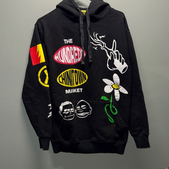 Chinatown Market Black Graphic Hoodie